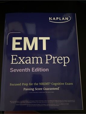 Kaplan EMT Exam Prep - Deep Purple Cover